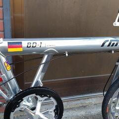 rm BD−1 Birdy ミニベロ シルバー 9S 折りたたみ自転車 2000 Anniversary モデル エラストマー交換済み 動作確認済み美品 r&m birdy BD-1 折りたたみ自転車 | 自転車のリサマイ