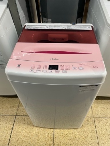 ハイアール 洗濯機5.5kg JW-U55HK 2022年製