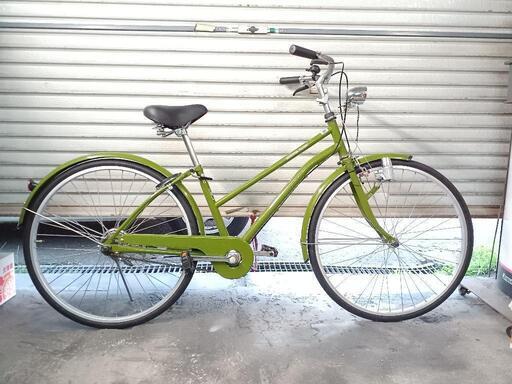 自転車　中古　INNOVATION FACTORY　リモートレバー砲弾型ライト　タイヤ26インチ　鍵付き 自転車 中古 INNOVATION FACTORY リモートレバー砲弾型ライト タイヤ26