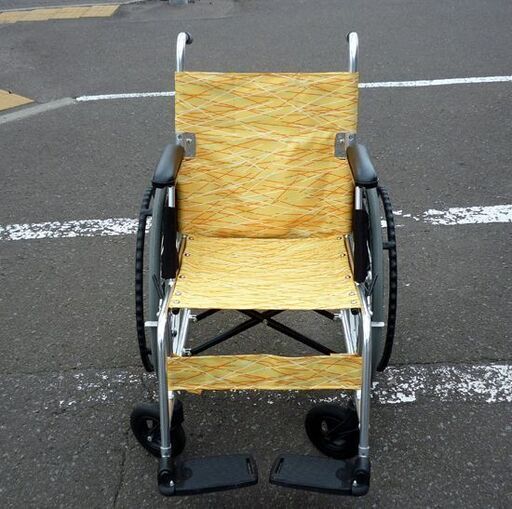 ☆日進医療器 車いす 自走式車イス NA-L8 軽量モデル 背折れ可能