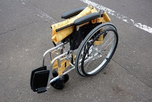 ☆日進医療器 車いす 自走式車イス NA-L8 軽量モデル 背折れ可能