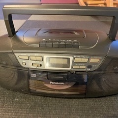 Panasonic CD カセットプレーヤー　ラジオも