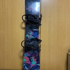 お話中【新品未使用】スノーボード RIDE 143cm ビンディング付