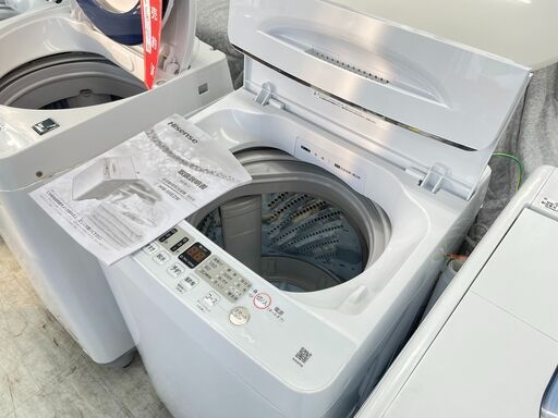 洗濯機の分解クリーニング行っています！配送設置込み　ハイセンス5.5K洗濯機　2023年製　分解クリーニング済み！！