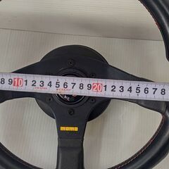 山口)MOMO ステアリング CORSE TYP D32 直径 約31.5cm 中古 