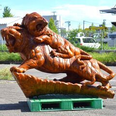 木彫りの虎 虎の木彫り｜Yahoo!フリマ（旧PayPayフリマ）