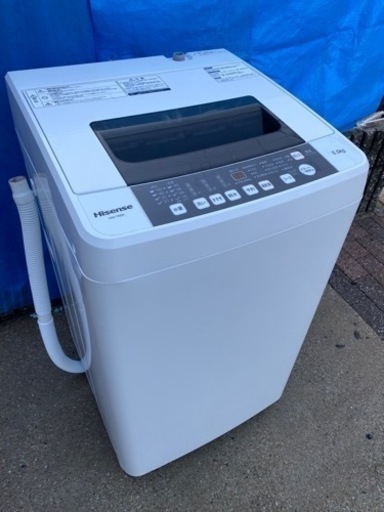 お薦め品‼️分解洗浄済み‼️ハイセンス洗濯機5.5kg 2017年