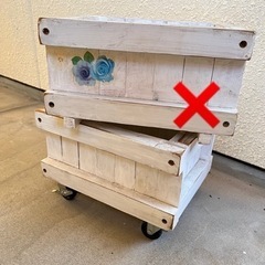 【決定】無料　ガーデニング　DIY ナチュラルアンティークな木箱...