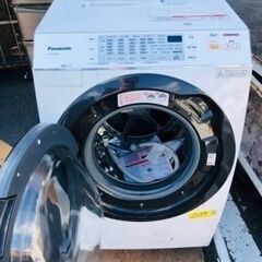福岡市内配送設置無料　パナソニック Panasonic NA-VX3600L-W [ドラム式電気洗濯乾燥機（9.0kg） 左開き 泡洗浄 クリスタルホワイト]