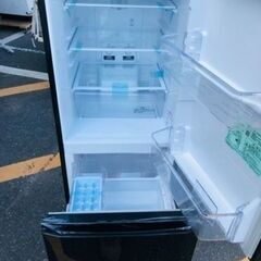 福岡市内配送無料　2020年　三菱電機 MITSUBISHI ELECTRIC MR-P15E-B [冷蔵庫 （146L・右開き） 2ドア サファイアブラック] 傷あり