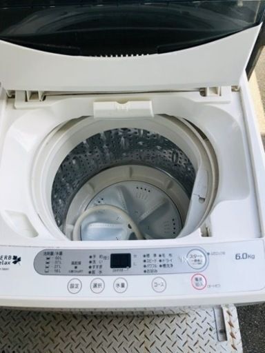 福岡市内配送設置無料　ヤマダ電機オリジナル　全自動電気洗濯機　(6.0kg) HerbRelax YWM-T60A1