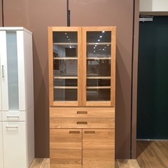 【トレファク神戸南】UNICO 食器棚　ヨゴレ有り¥43780【取りに来られる方限定】