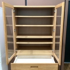 【トレファク神戸南】UNICO 食器棚　ヨゴレ有り¥43780【取りに来られる方限定】