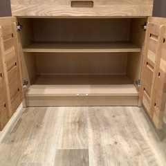 【トレファク神戸南】UNICO 食器棚　ヨゴレ有り¥43780【取りに来られる方限定】