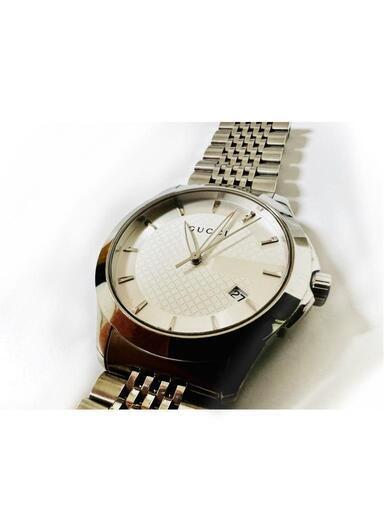 GUCCI 腕時計 YA126401 G Timeless(シルバー）