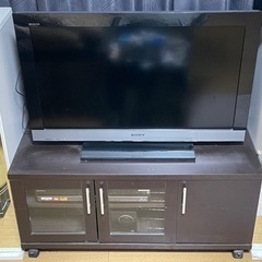 【引取先決まりました】テレビ、テレビ台