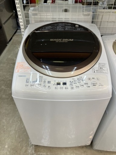 TOSHIBAAg+抗菌水9kg洗濯機　302