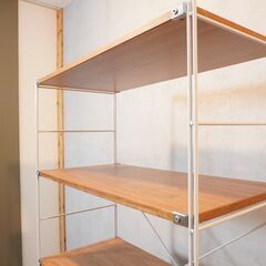 無印良品(MUJI)の人気のウォールナット材×ステンレス5段ユニット