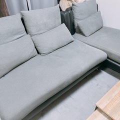 問い合わせ多数 カウチソファー(10/18まで取引可能です)