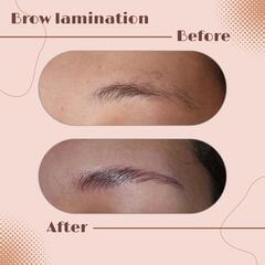 Brow lamination