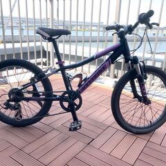 キャノンデール　キッズMTB TRAIL 20 黒×紫　子供用自...