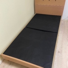 シングルベッド　ベッドフレーム　シングルサイズ　ベッド　フレーム　木製