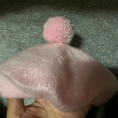 ピンクのベレー帽