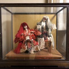 美形★連獅子　日本人形　歌舞伎　伝統工芸品　