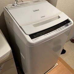 「売先決定」洗濯機　日立　ビットウォッシュ8kg 購入時12万円