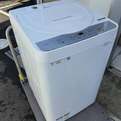 SHARP製縦型洗濯機ES-GE5C/5.5kg　2018年製◇...