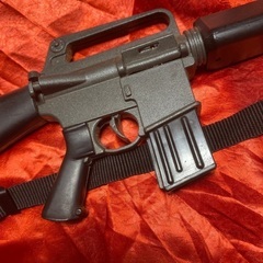 【お話中】GUN型ガスライター M16 昭和 ３４センチ程