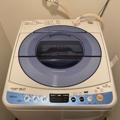 Panasonic 縦型洗濯機 6.0kg 10/27まで お引...