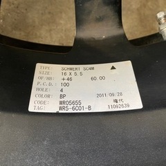 ワーク シュヴァード アルミホイール16インチ TOYO タイヤ