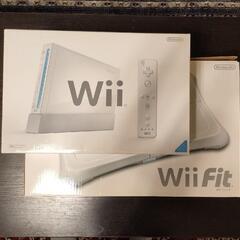 任天堂Wii本体、ソフト6本、Wiiボード、コントローラー2本