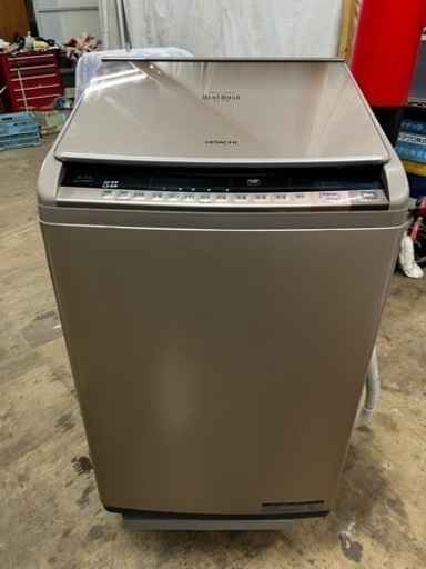 【簡易清掃・動作確認済】洗濯機10.0kg　HITACHI／日立  BW-D10WV  2016年製