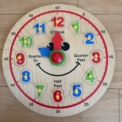 知育玩具　時計