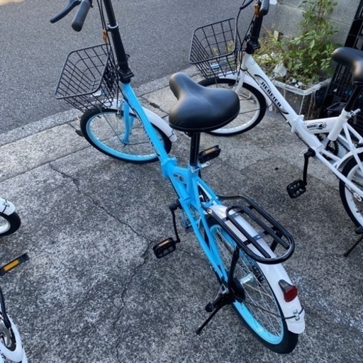 新品同様　折り畳み自転車20インチ