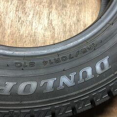 早い者勝ち！中古スタッドレスタイヤ　165/70R14　4本セット　2019年製　ダンロップ　ウインターマックス　WM02