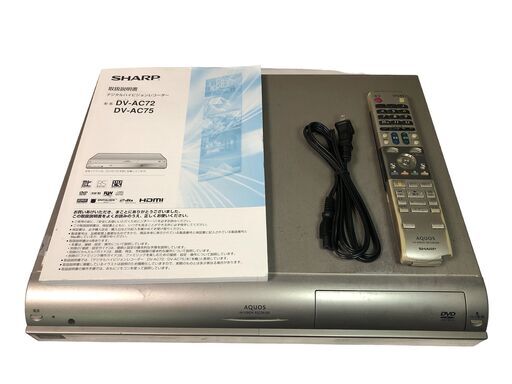 シャープ DVD HDDレコーダー DV-AC75-