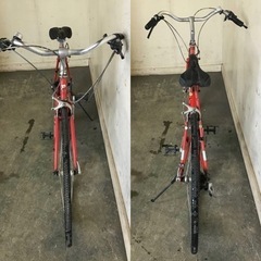 96★岐阜発　16△Panasonic/ADATTO/レトロ自転車/昭和レトロ/700×32C/走行確認/7×2段変速/ギヤ確認/防犯有り/サビ傷有り/現状品　R4.11/10★a