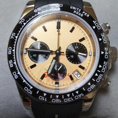 ノーロゴOEM製メンズ・VK63クロノグラフクオーツ式腕時計 ・...