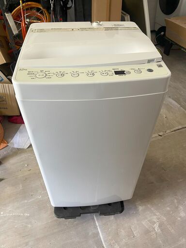(売約済み)ORIGINAL BASIC 全自動電気洗濯機 BW-45A 2020年製　4.5㎏ しわケア脱水「香アップ」