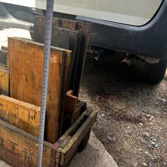 キャンプ用薪　古い木の箱を解体しました。良かったらお使いく…