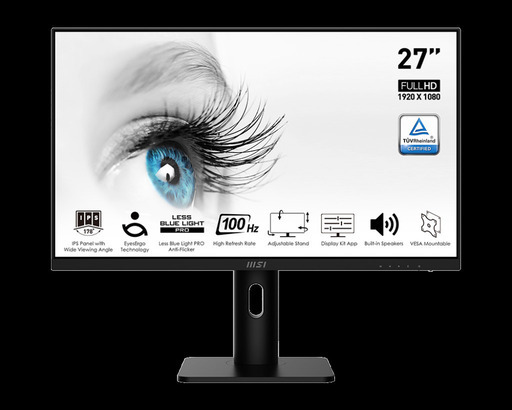 MSI PRO MP273AP 27インチ ビジネス・テレワーク向けモニター