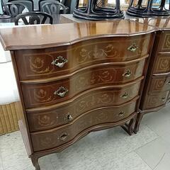 北欧調4段収納家具 ブラウン ※2400010241932