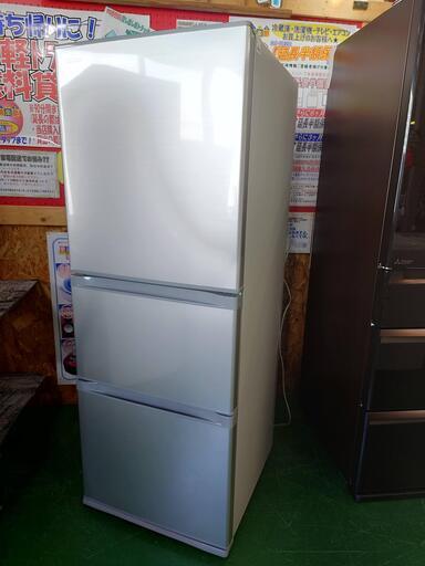 【愛品倶楽部柏店】東芝　2018年製　330L 3ドア冷凍冷蔵庫　GR-M33S（S）