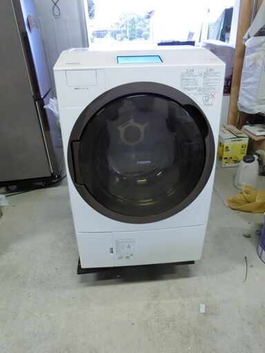 TOSHIBA ドラム式洗濯機 TW-127XH1L(W) 2020年製　抗菌ウルトラファインバブル洗浄W/Ag+抗菌水