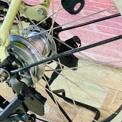 ❷5743子供乗せ電動アシスト自転車YAMAHA 20インチ良好バッテリー