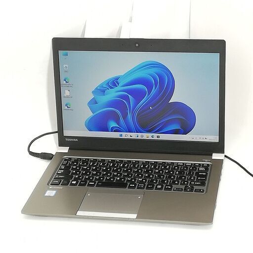 送料無料 高速SSD フルHD 13.3型 軽量 薄型 ノートパソコン 東芝 R63/U 中古良品 第6世代 Core i5 8GB 無線 Bluetooth Windows11 Office済