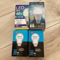 LED電球と一般白熱電球